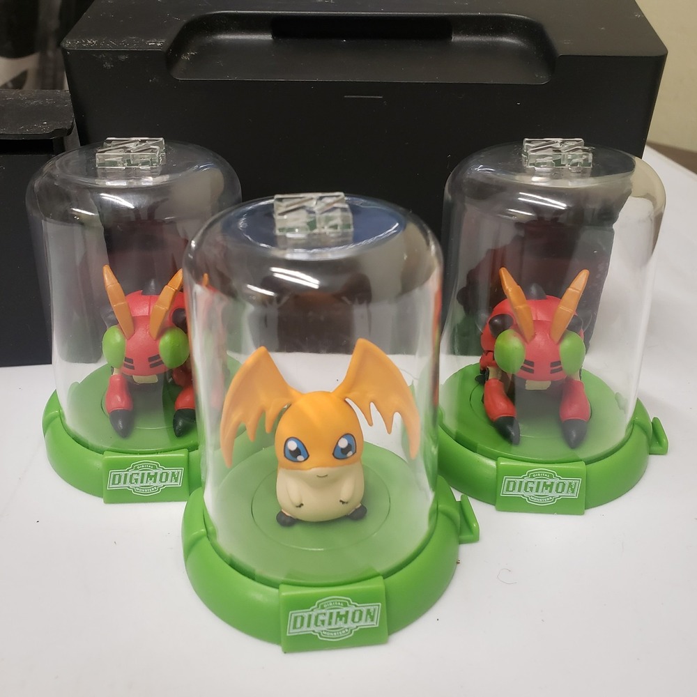 3- DIGIMON DIGITAL DOMEZ MONSTERS SERIES 1- PATAMON-Digimon Tentomon - Zag Toys